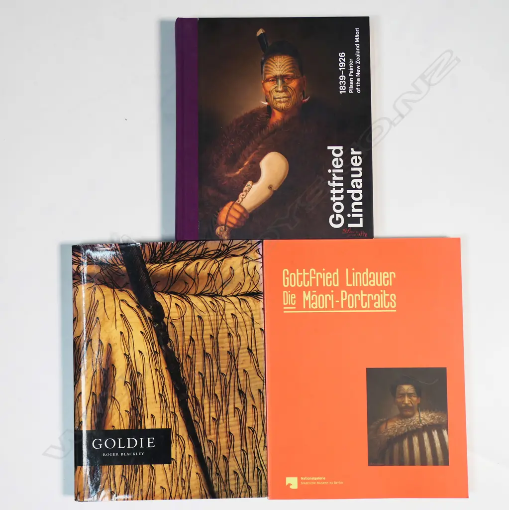 GOLDIE AND LINDAUER - 3 PUBLICATIONS INCL. ROGER BLACKLEY & LINDAUER AAG EXHIBITION CATAGOGUE Image 1++